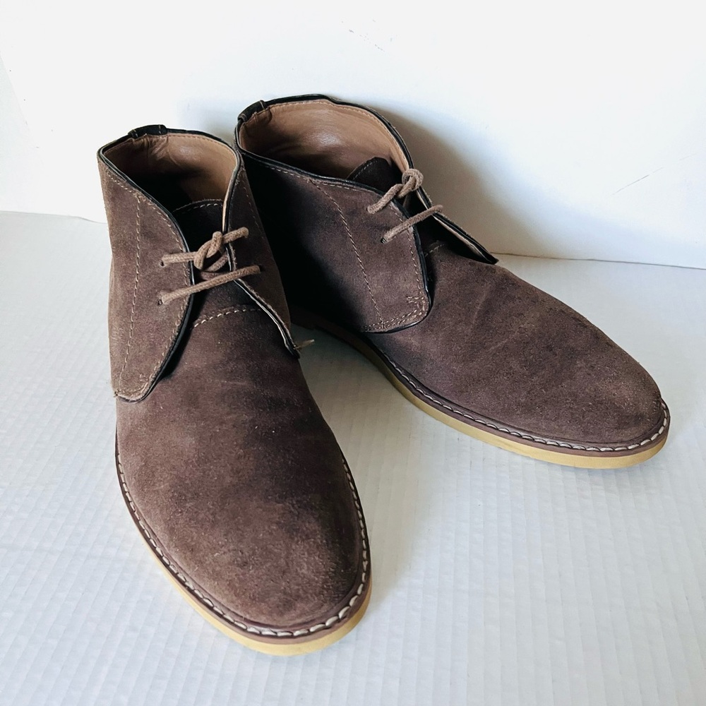 Banana Republic Sz 10 Brown Suede Desert Boots Men’s